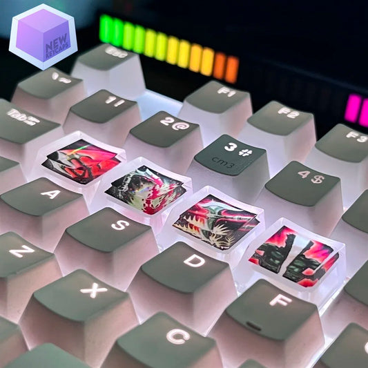 League of Legends Lol Darius Tuşları Q-W-E-R Mekanik Klavye Tuşu Artisan Keycaps