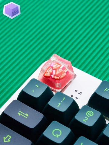 Fruit-Strawberry (Çilek) Tasarım ESC Mekanik Klavye Tuşu Artisan Keycaps