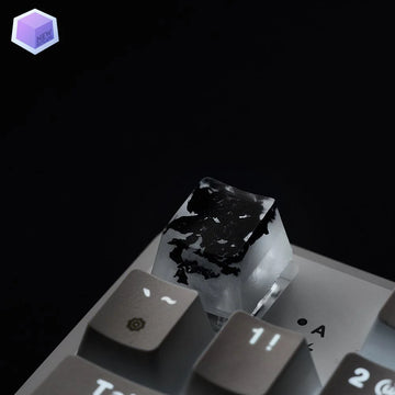 White and Black ESC Mekanik Klavye Tuşu Artisan Keycaps