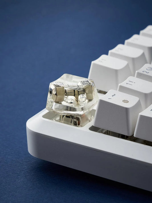 Silver Dumbell ESC Mekanik Klavye Tuşu Artisan Keycaps