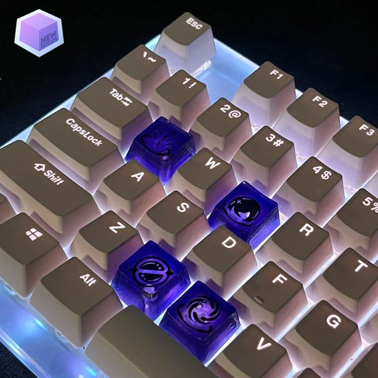 Valorant Astra Tuşları Q-E-X-C Mekanik Klavye Tuşu Artisan Keycaps