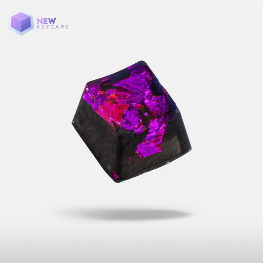 Black and Purple ESC Mekanik Klavye Tuşu Artisan Keycaps