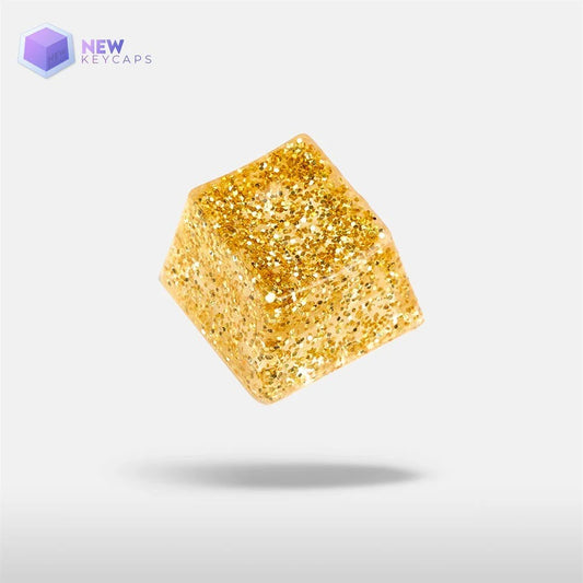 Holographic Gold ESC Mekanik Klavye Tuşu Artisan Keycaps