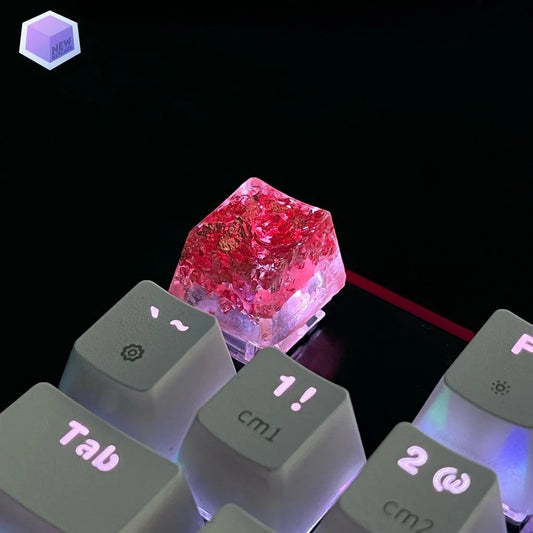 Rose Gold ESC Mekanik Klavye Tuşu Artisan Keycaps