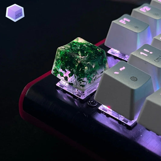 Royal Emerald ESC Mekanik Klavye Tuşu Artisan Keycaps